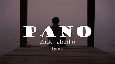 nagsorry lang nagpakantot agad marupok talaga|Zack Tabudlo – Pano Lyrics .